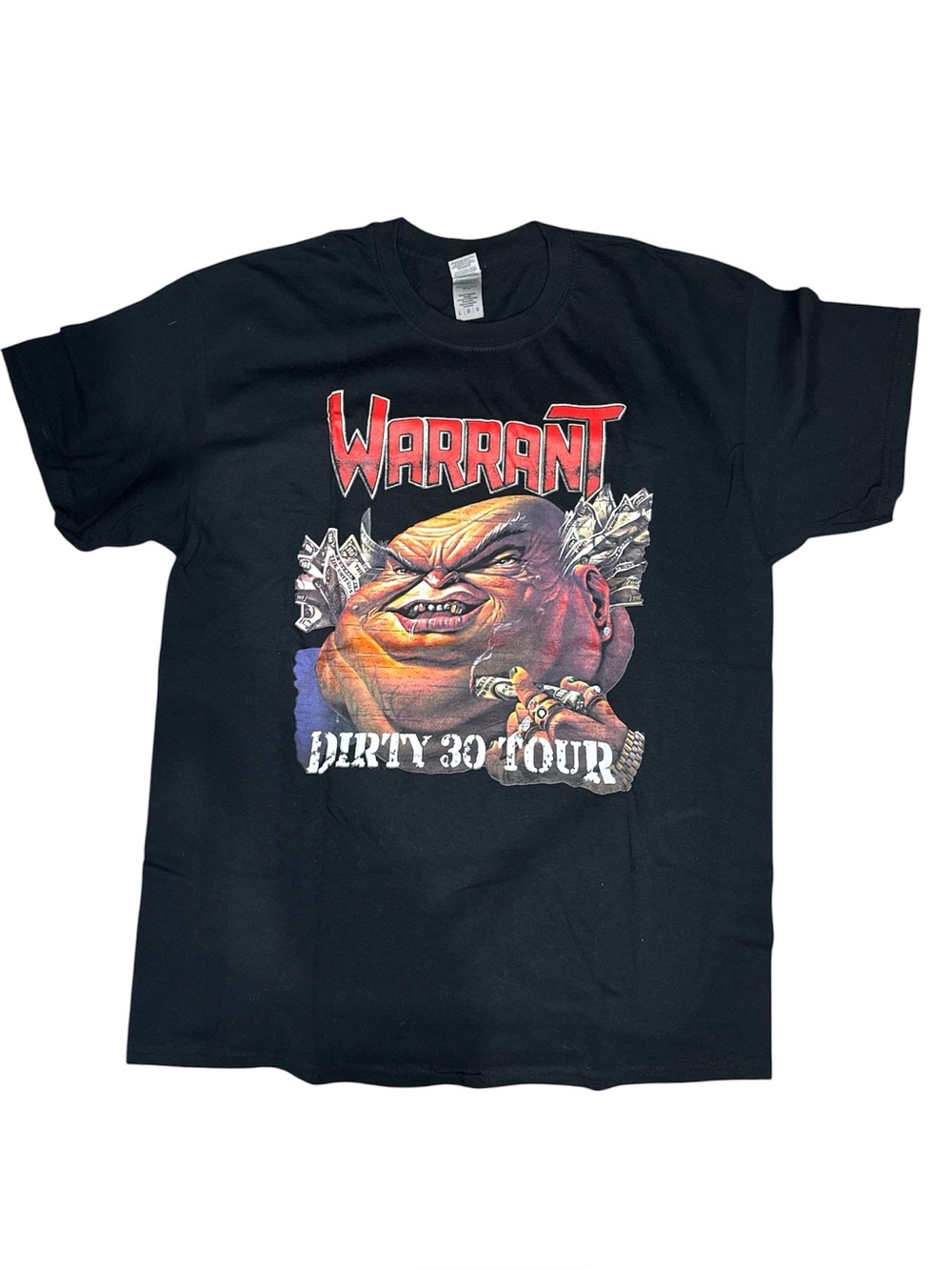 Warrant Band Shirt Dirty 30 Tour Large